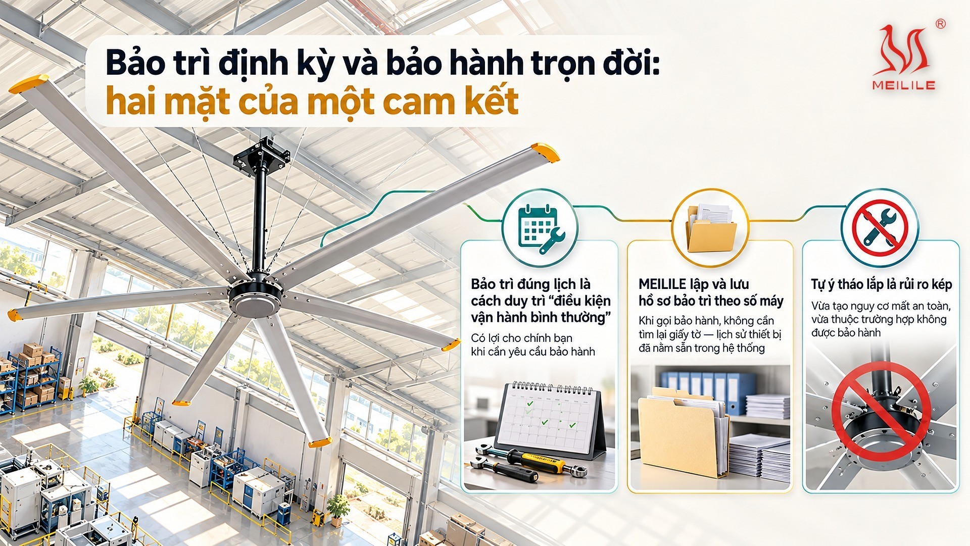 Bảo trì định kỳ và bảo hành trọn đời: hai mặt của một cam kết