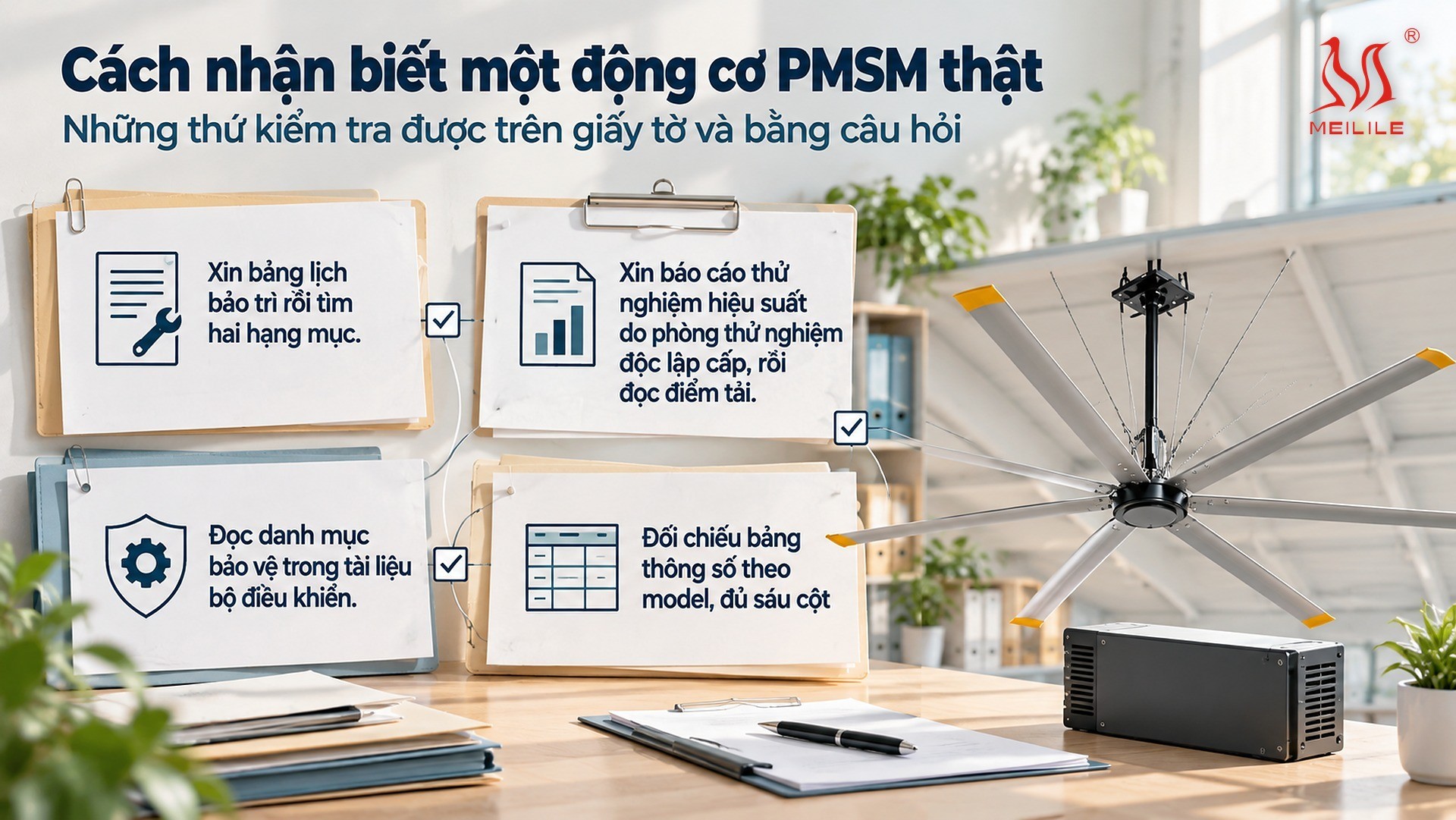 Cách nhận biết một động cơ PMSM thật
