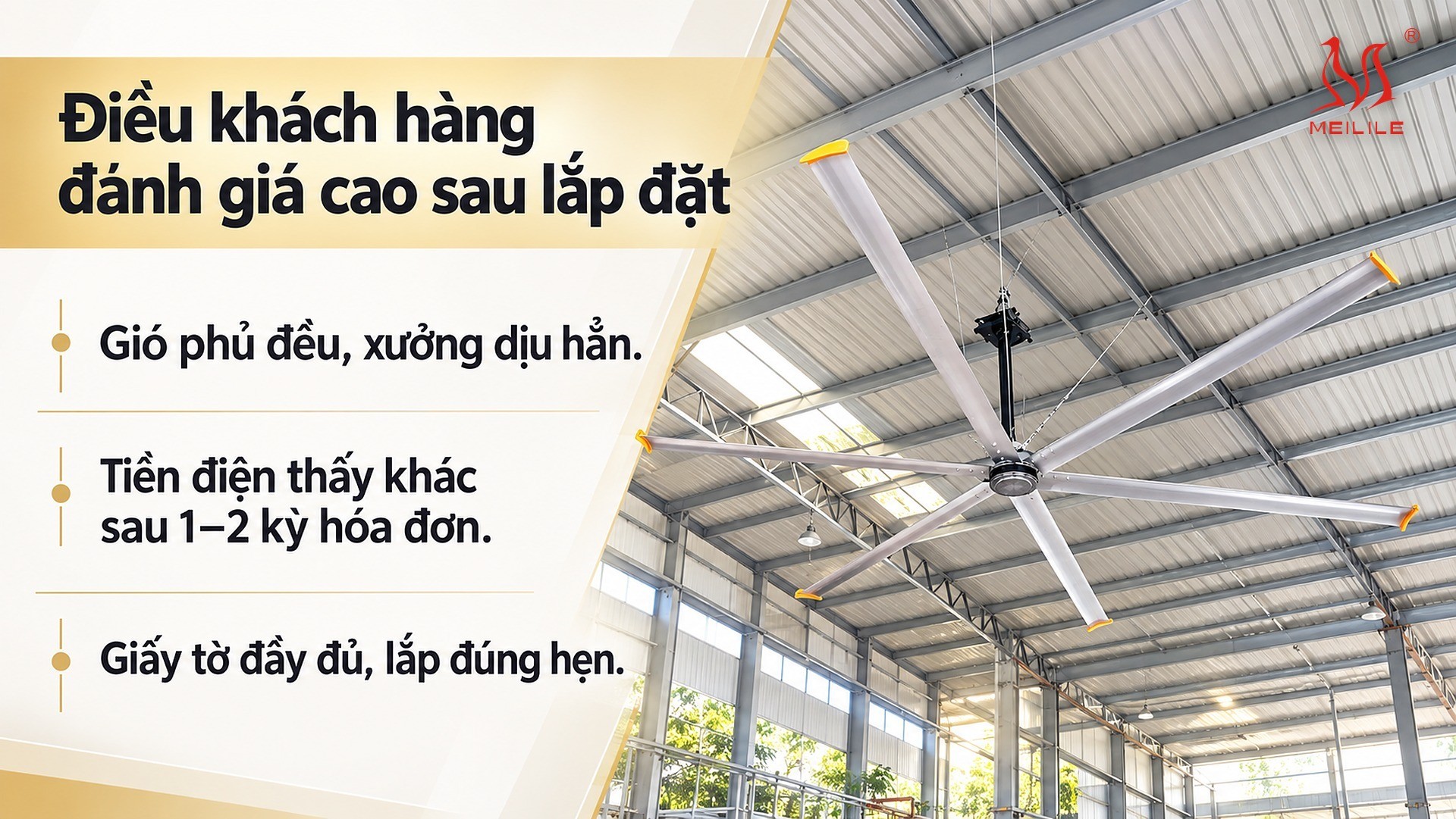 Điều khách hàng đánh giá cao sau lắp đặt