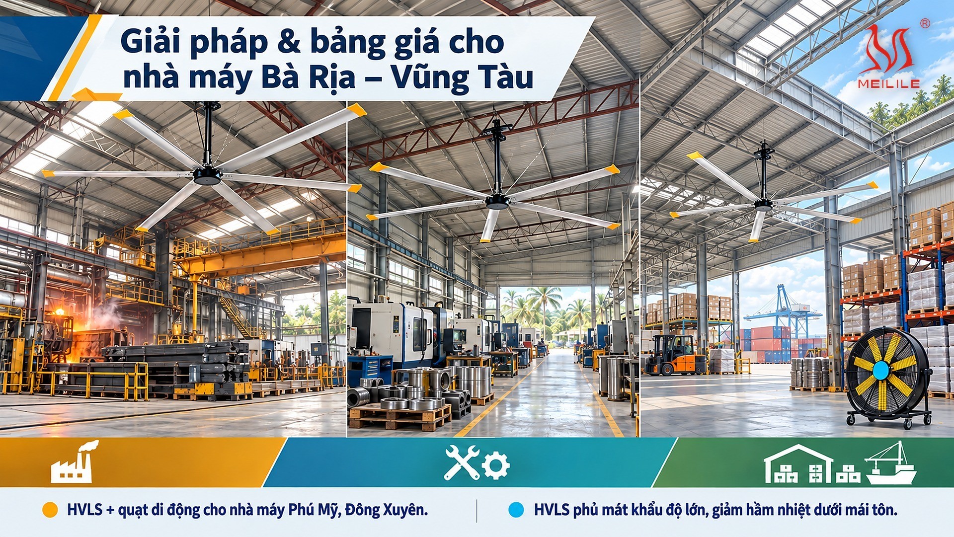 Giải pháp & bảng giá cho nhà máy Bà Rịa – Vũng Tàu