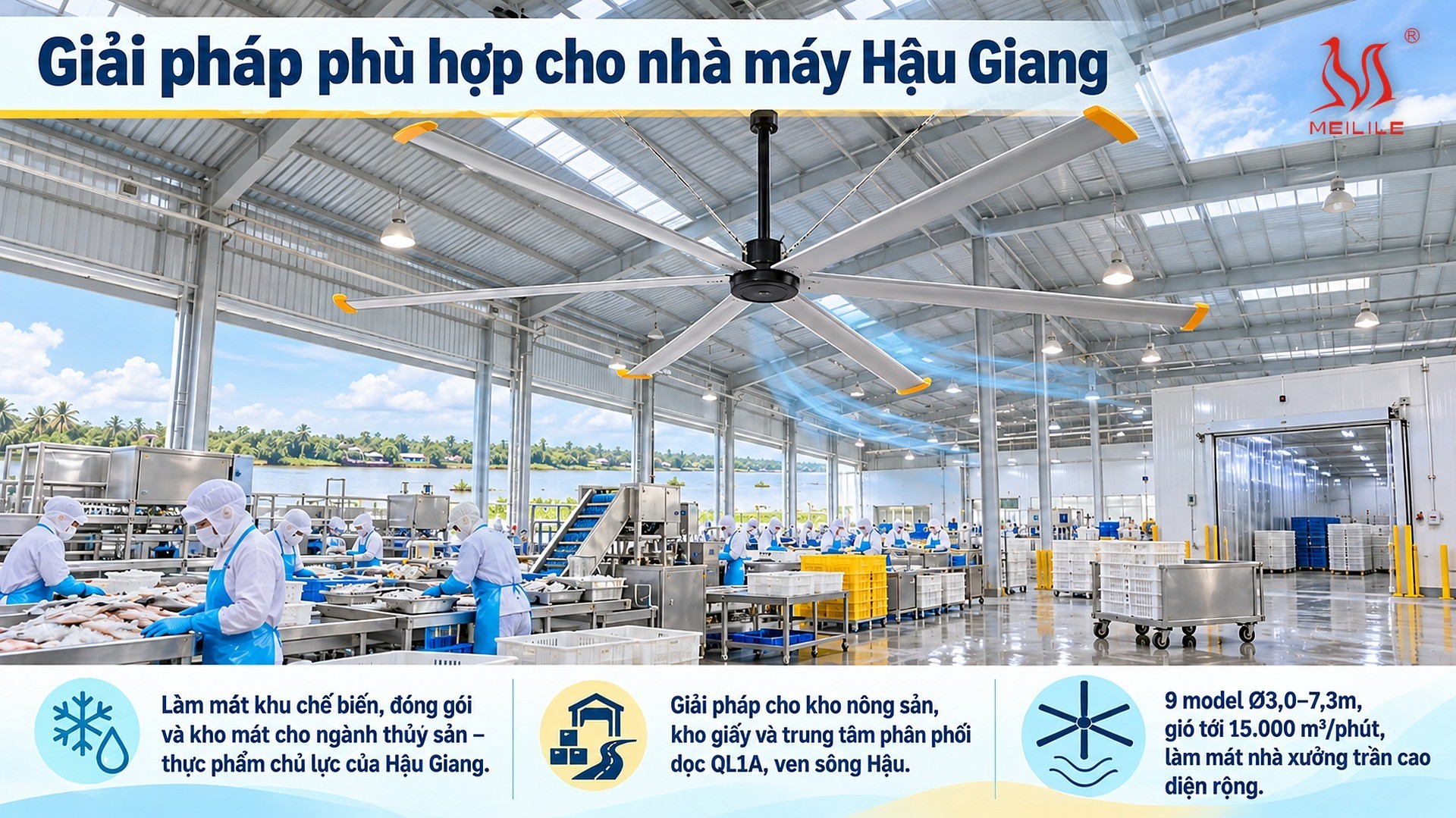 Giải pháp phù hợp cho nhà máy Hậu Giang