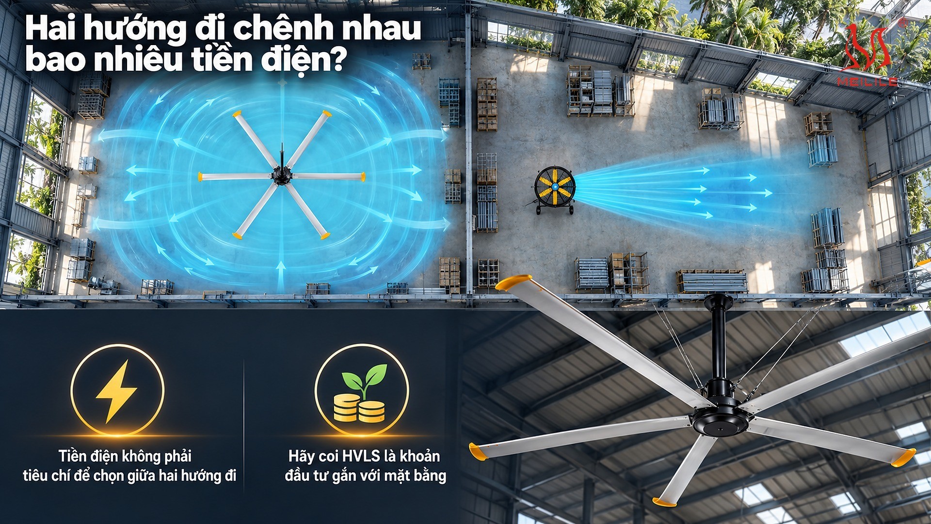 Hai hướng đi chênh nhau bao nhiêu tiền điện?
