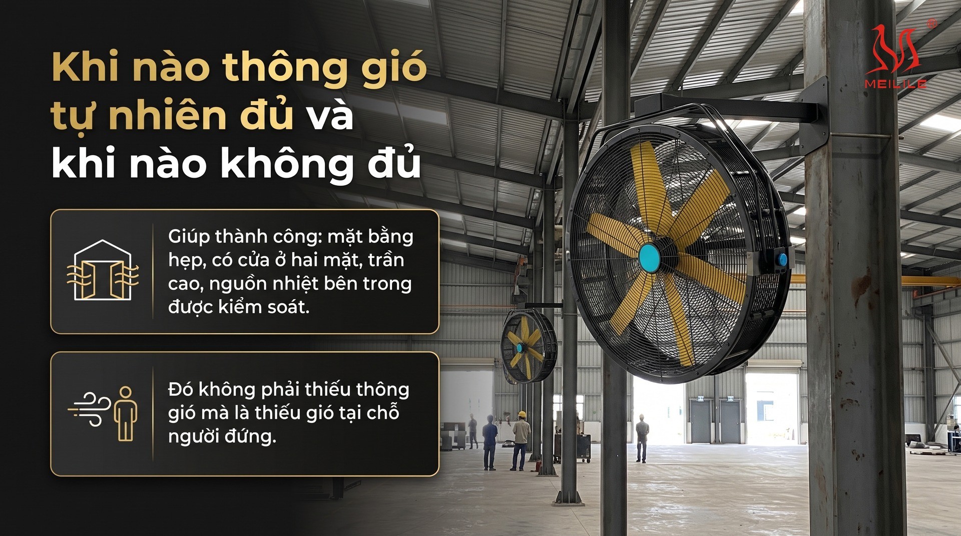 Khi nào thông gió tự nhiên đủ và khi nào không đủ
