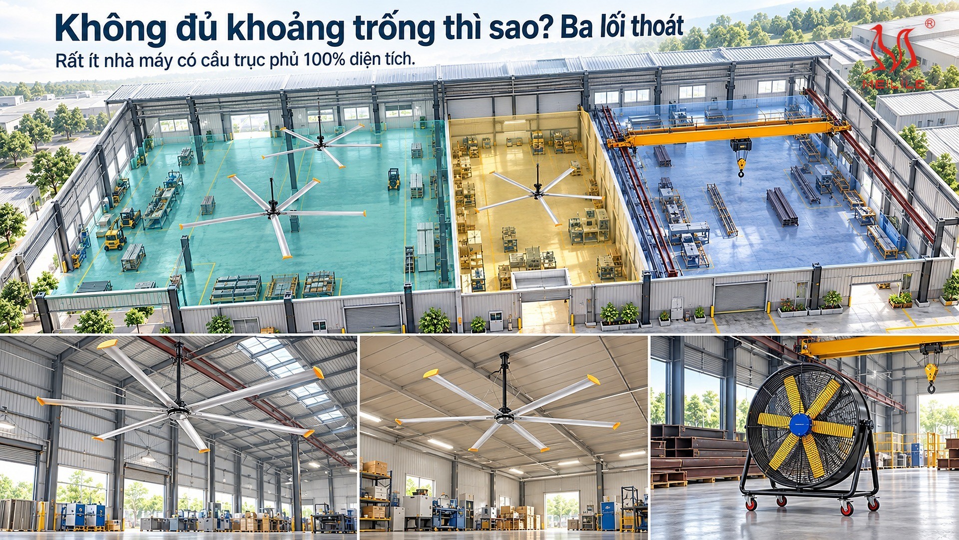 Không đủ khoảng trống thì sao? Ba lối thoát