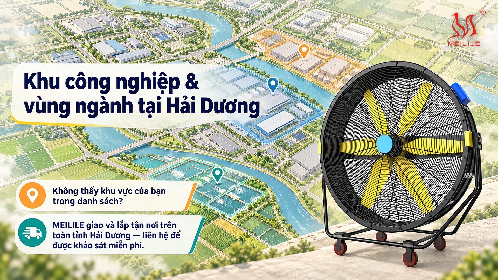 Khu công nghiệp & vùng ngành tại Hải Dương
