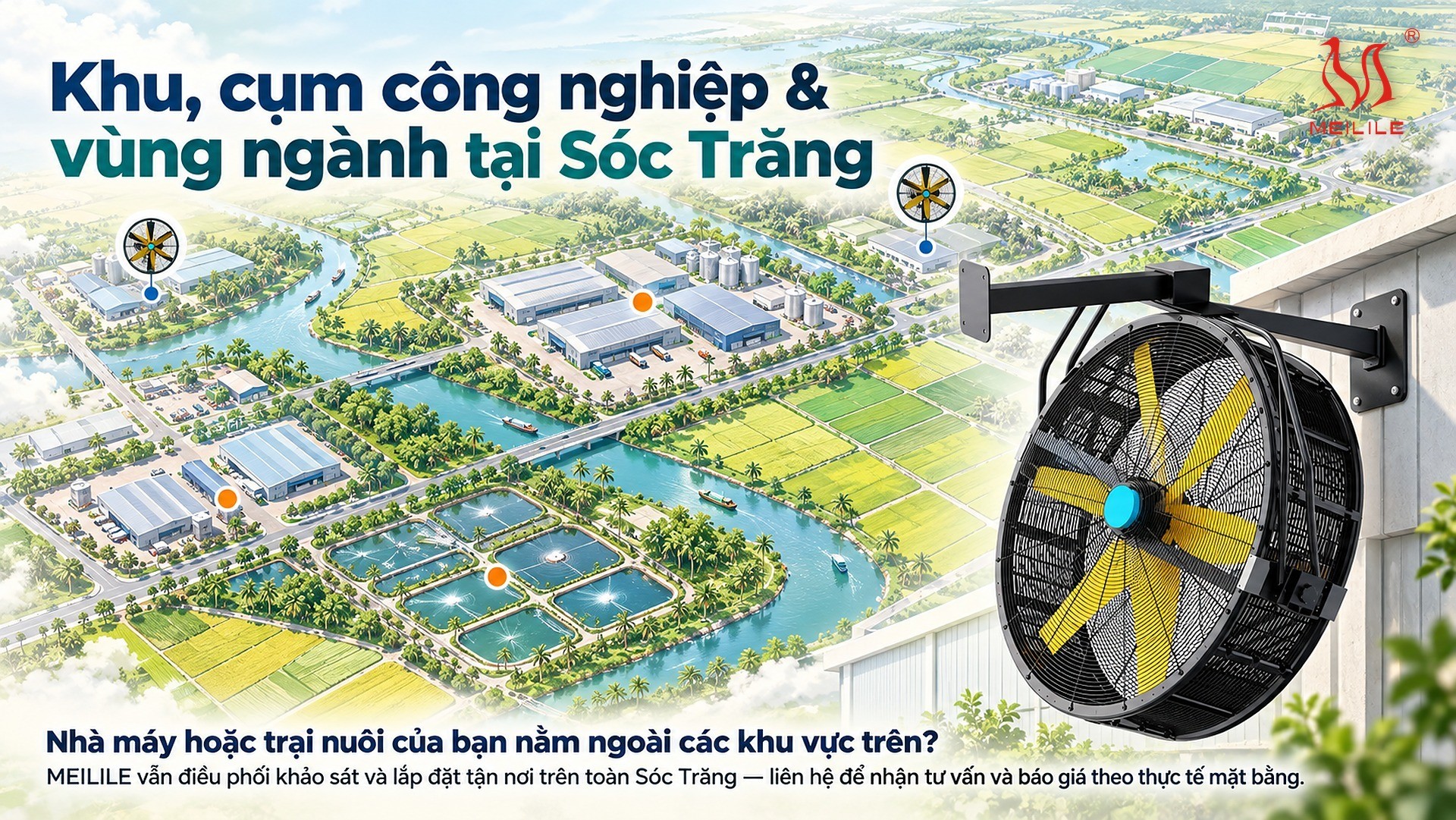 Khu, cụm công nghiệp & vùng ngành tại Sóc Trăng