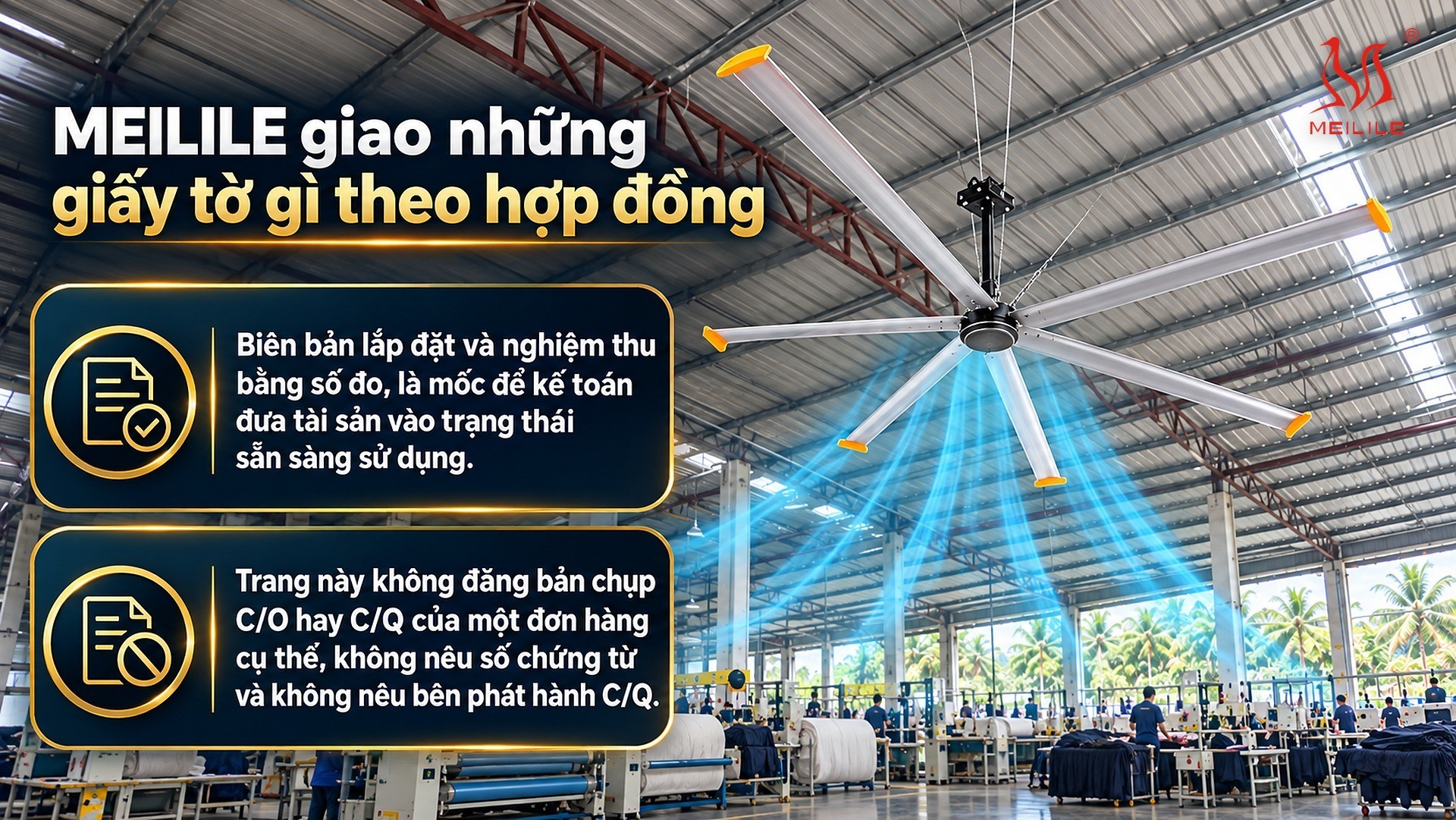 MEILILE giao những giấy tờ gì theo hợp đồng