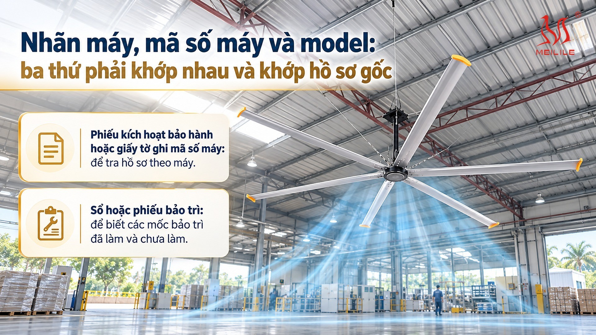 Nhãn máy, mã số máy và model: ba thứ phải khớp nhau và khớp hồ sơ gốc