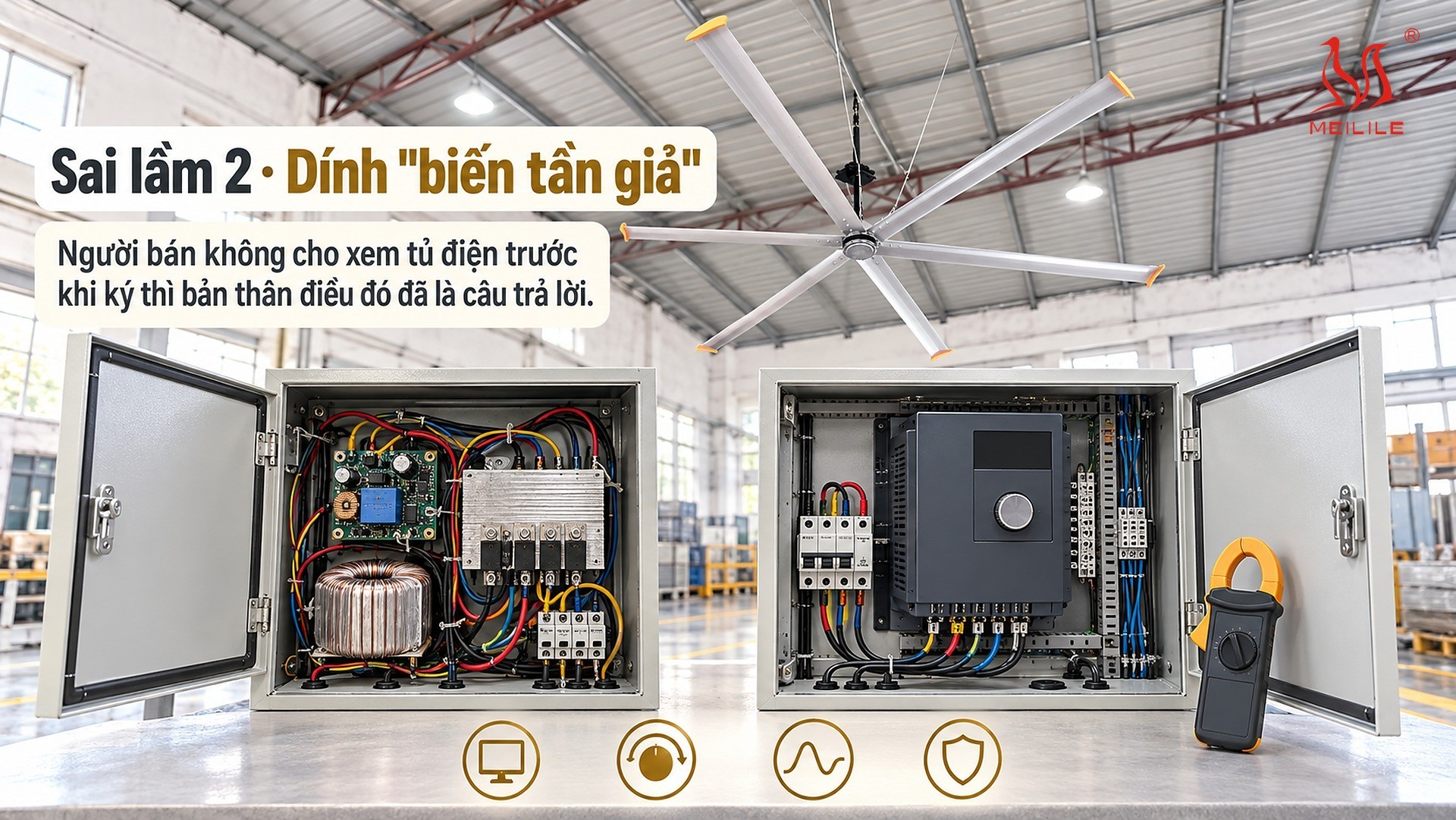 Sai lầm 2 · Dính "biến tần giả"