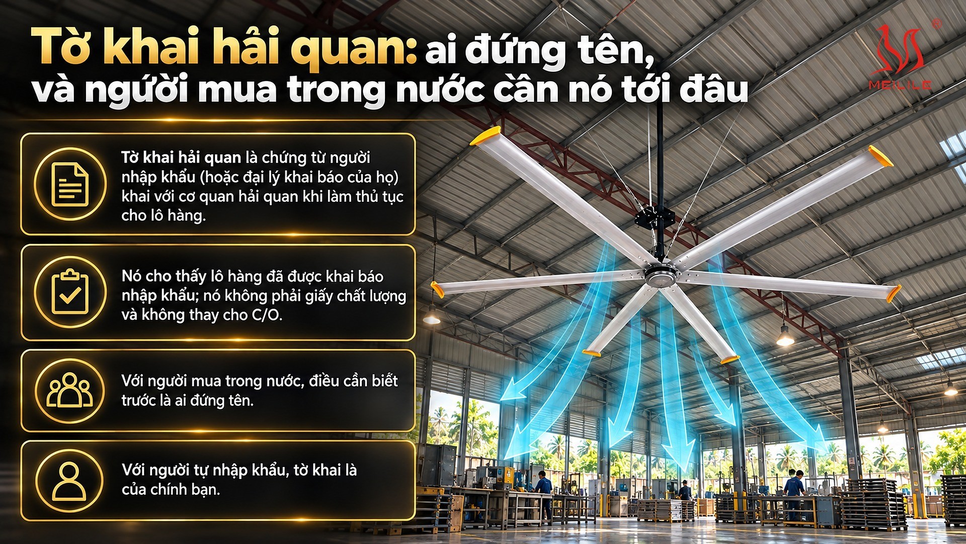 Tờ khai hải quan: ai đứng tên, và người mua trong nước cần nó tới đâu