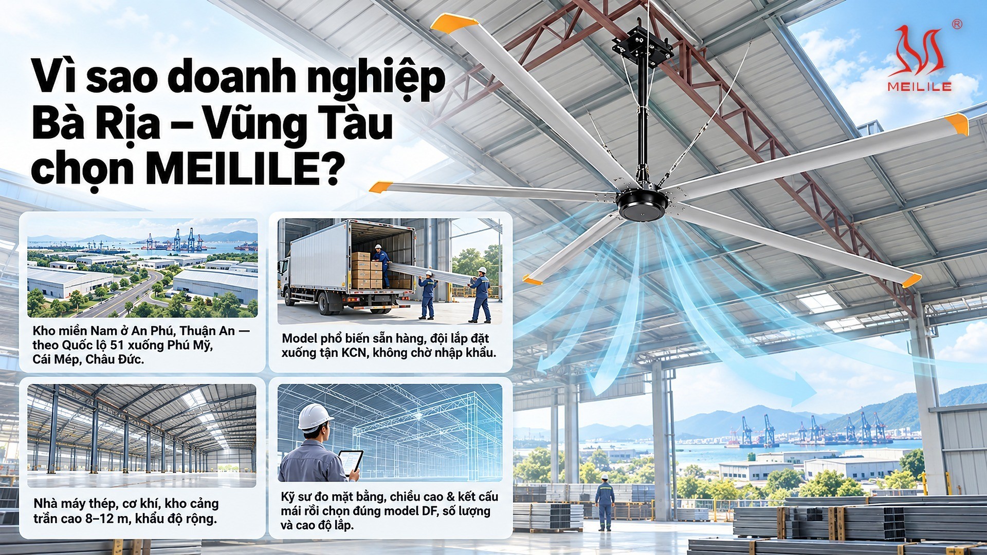 Vì sao doanh nghiệp Bà Rịa – Vũng Tàu chọn MEILILE?