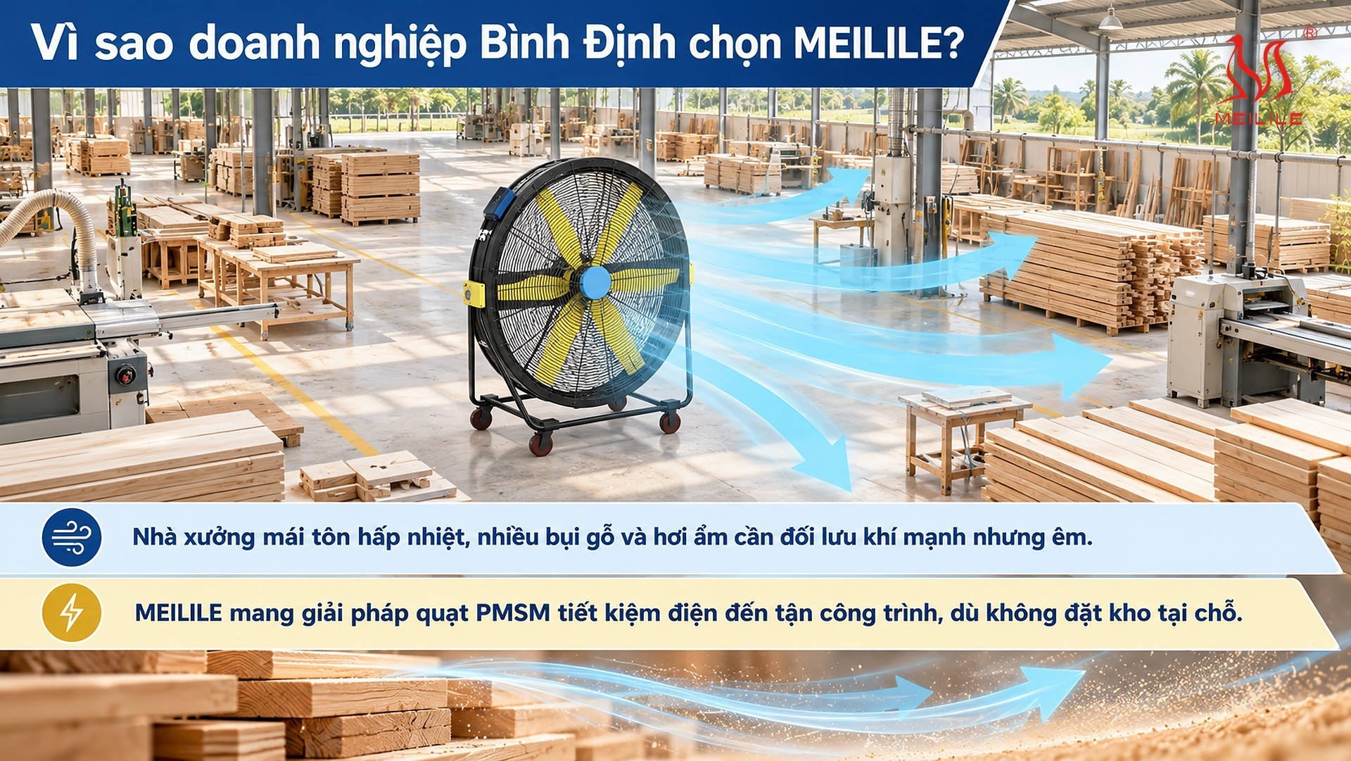 Vì sao doanh nghiệp Bình Định chọn MEILILE?