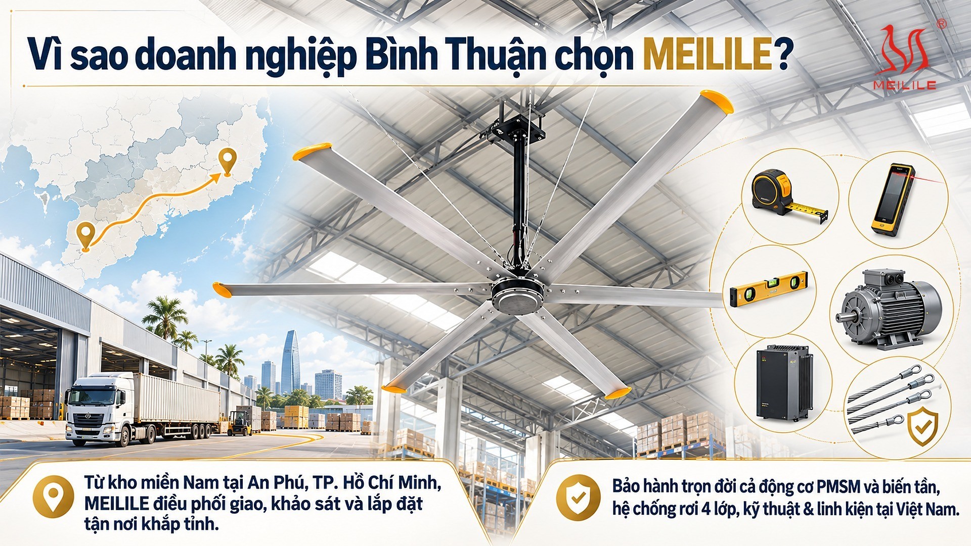 Vì sao doanh nghiệp Bình Thuận chọn MEILILE?