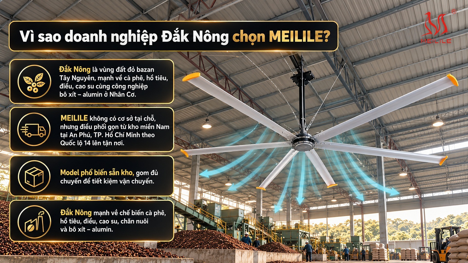 Vì sao doanh nghiệp Đắk Nông chọn MEILILE?