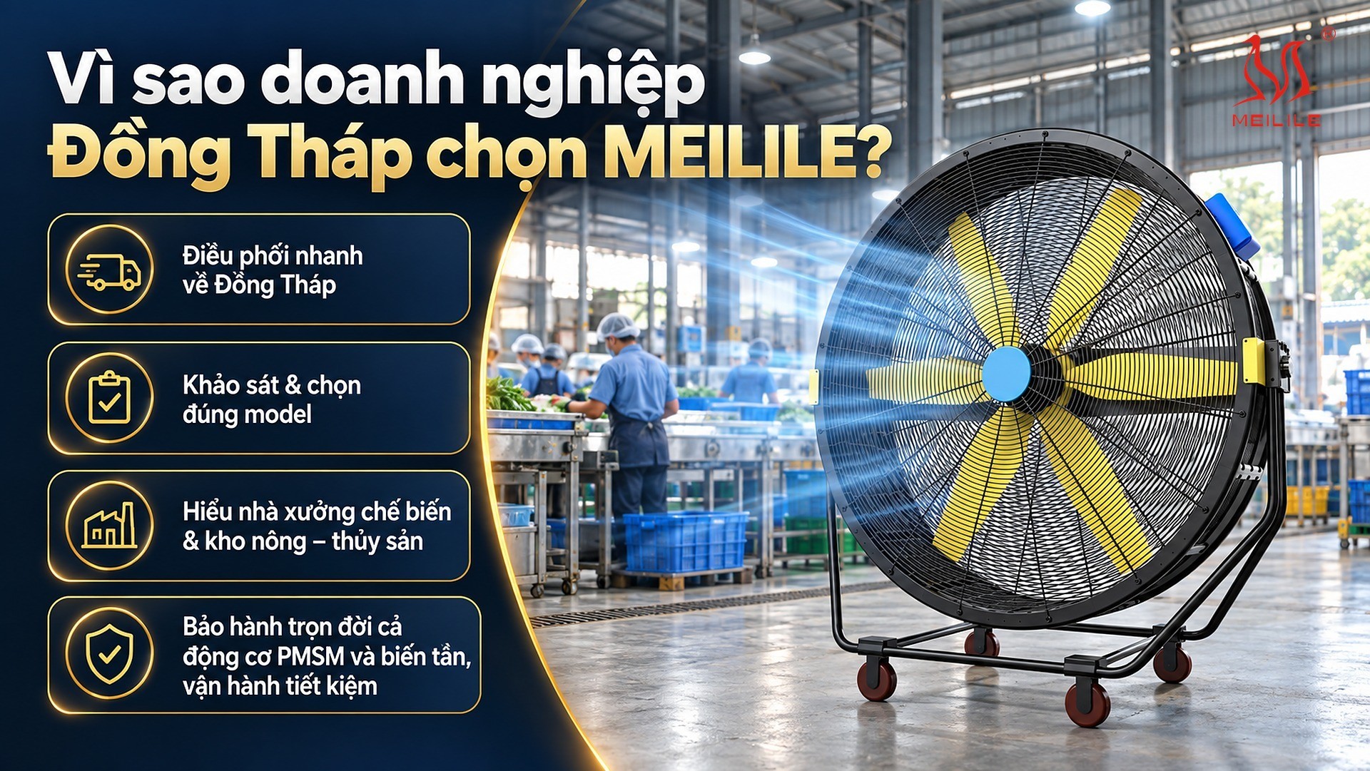 Vì sao doanh nghiệp Đồng Tháp chọn MEILILE?