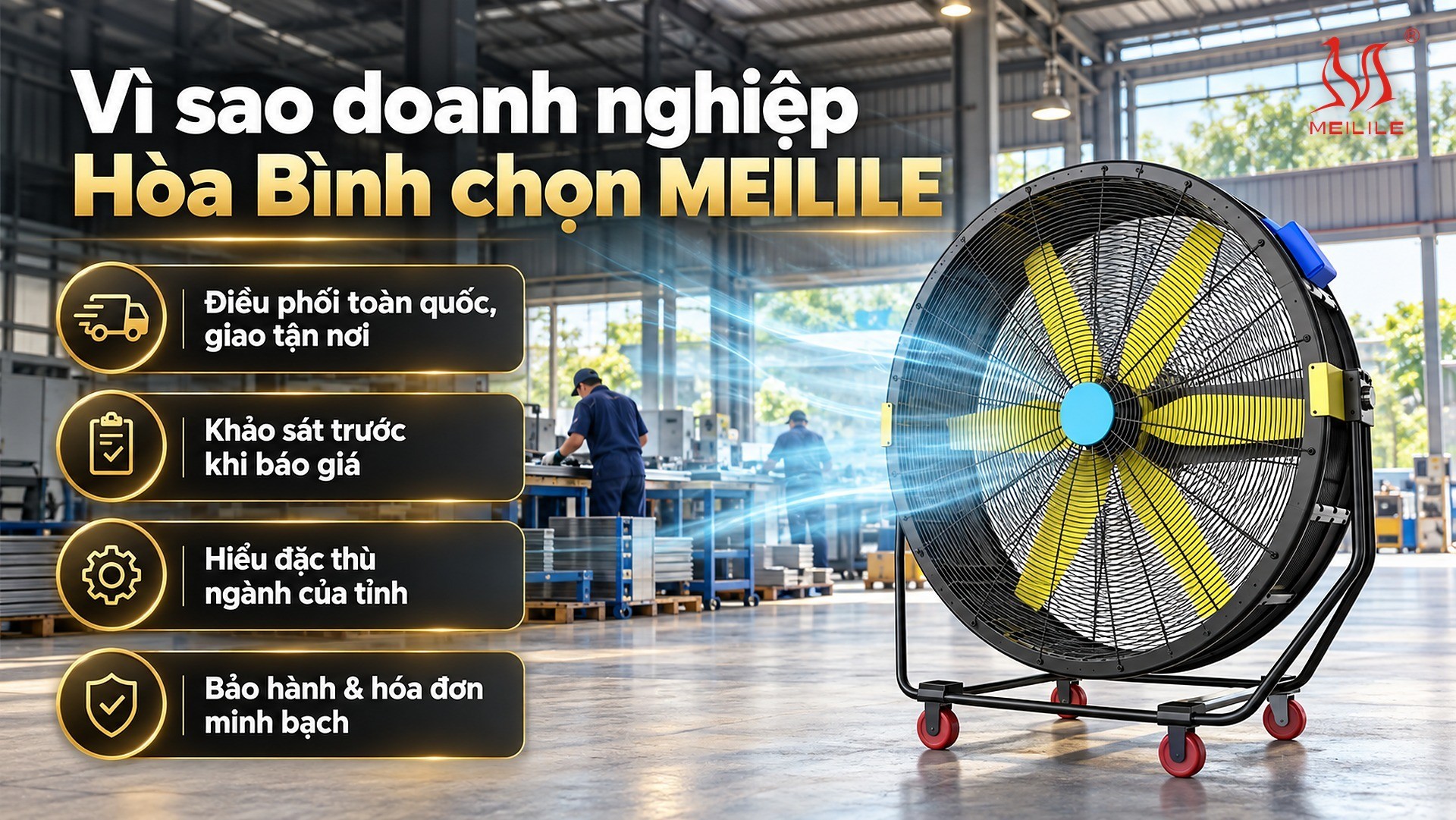 Vì sao doanh nghiệp Hòa Bình chọn MEILILE