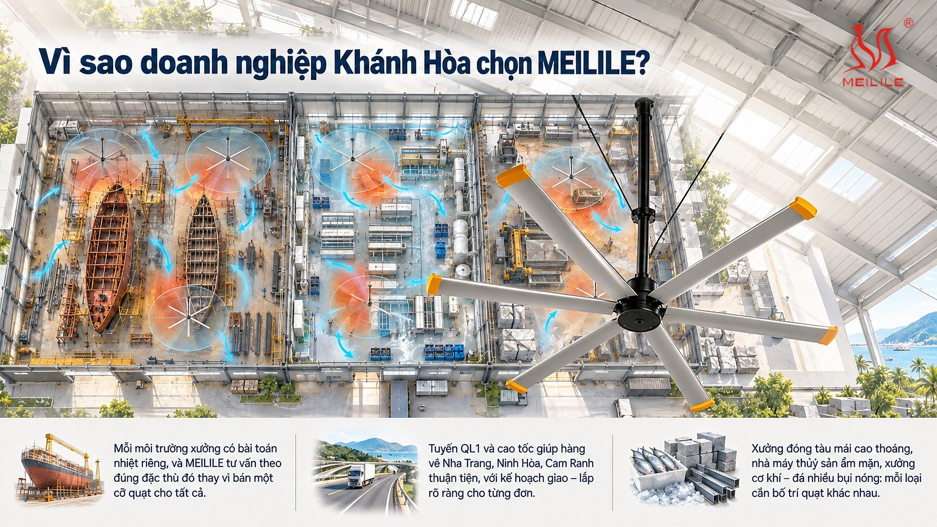 Vì sao doanh nghiệp Khánh Hòa chọn MEILILE?