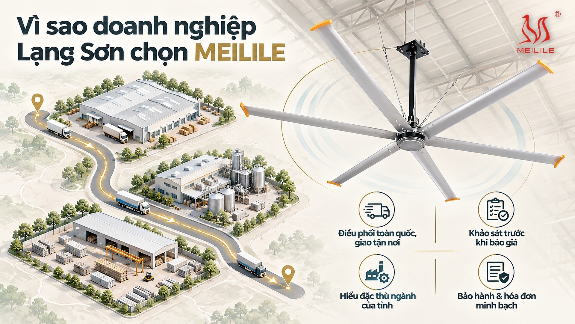 Vì sao doanh nghiệp Lạng Sơn chọn MEILILE