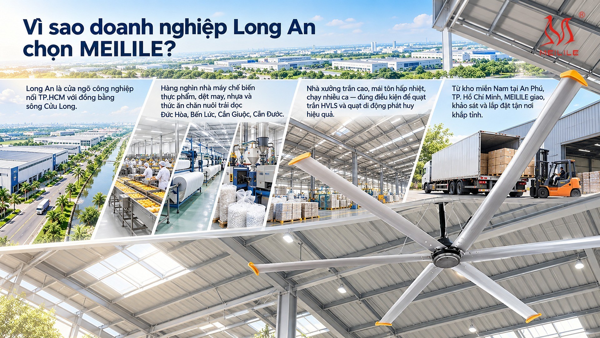 Vì sao doanh nghiệp Long An chọn MEILILE?