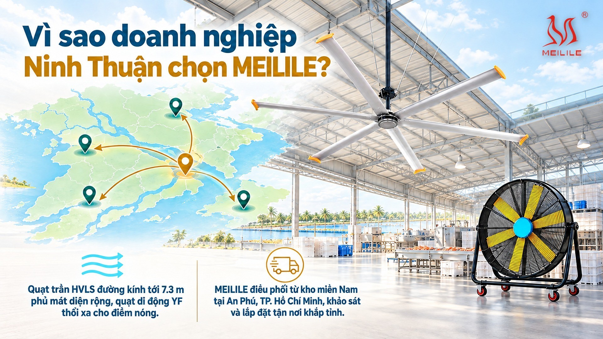 Vì sao doanh nghiệp Ninh Thuận chọn MEILILE?