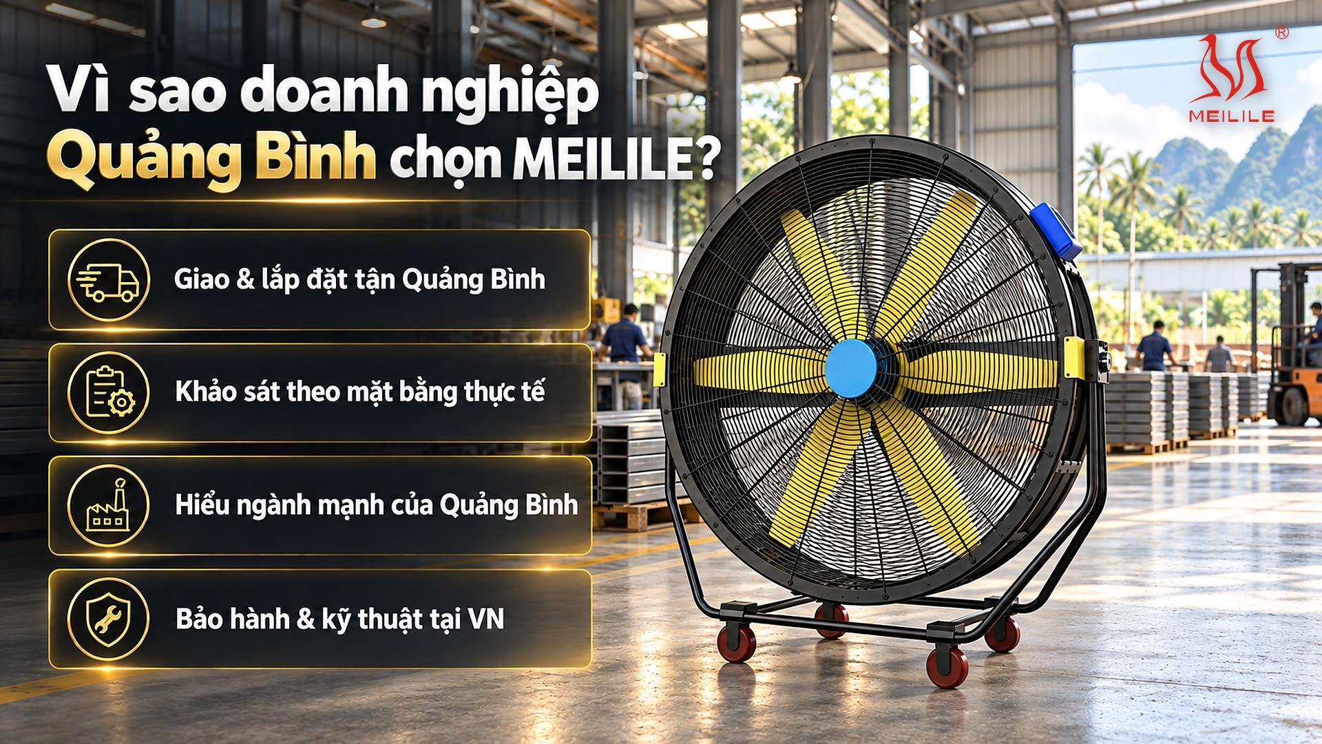 Vì sao doanh nghiệp Quảng Bình chọn MEILILE?