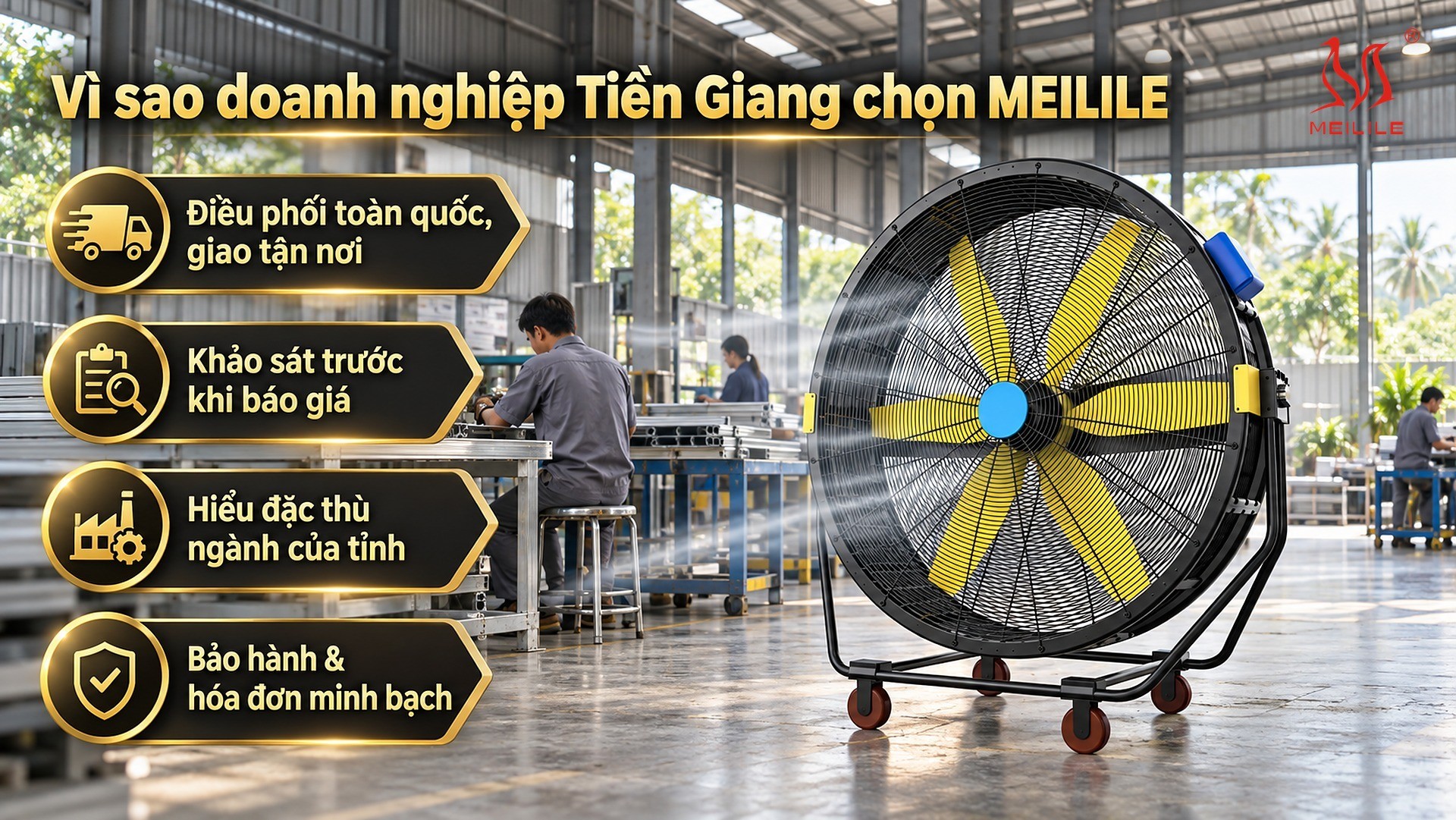 Vì sao doanh nghiệp Tiền Giang chọn MEILILE