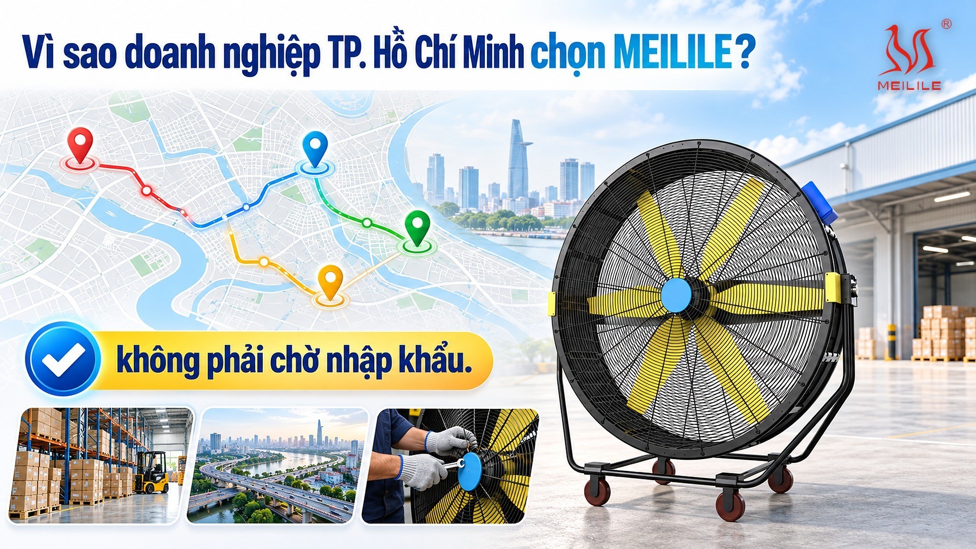 Vì sao doanh nghiệp TP. Hồ Chí Minh chọn MEILILE?