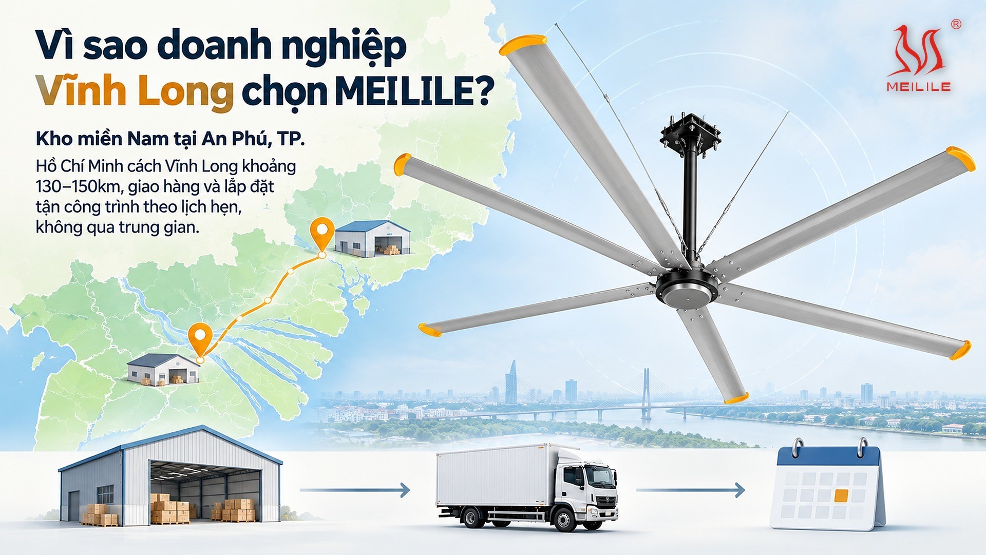 Vì sao doanh nghiệp Vĩnh Long chọn MEILILE?