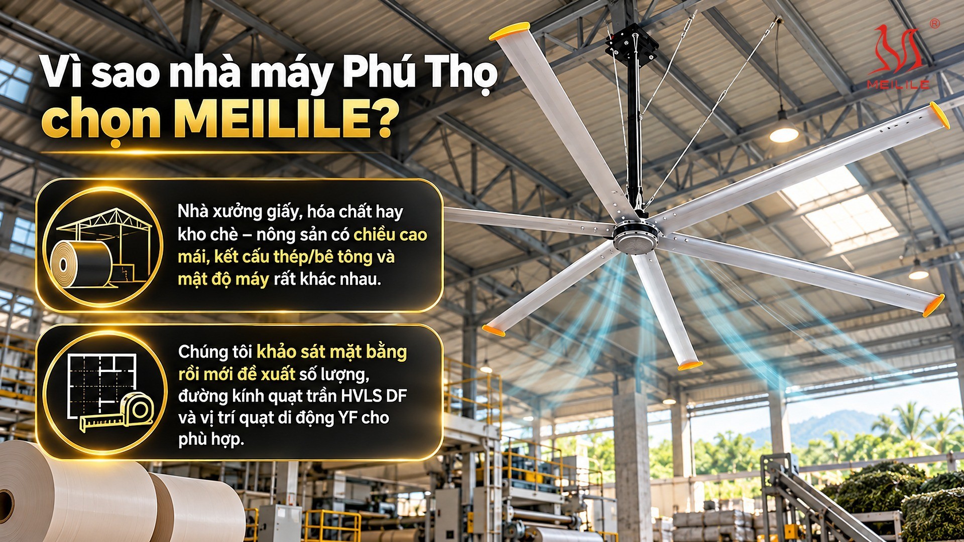 Vì sao nhà máy Phú Thọ chọn MEILILE?