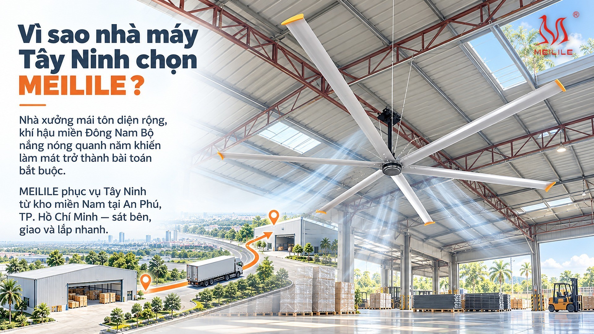 Vì sao nhà máy Tây Ninh chọn MEILILE?