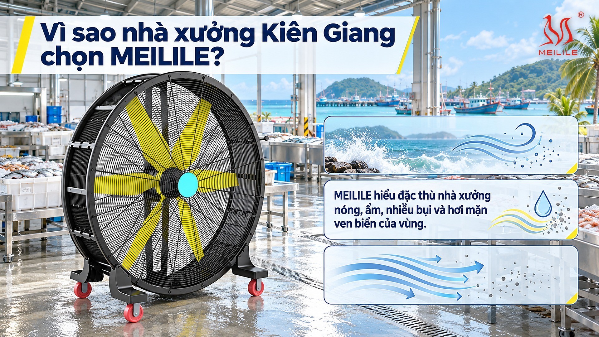 Vì sao nhà xưởng Kiên Giang chọn MEILILE?